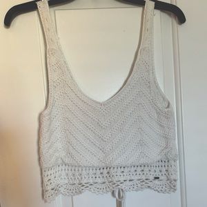 Hollister lace tank top